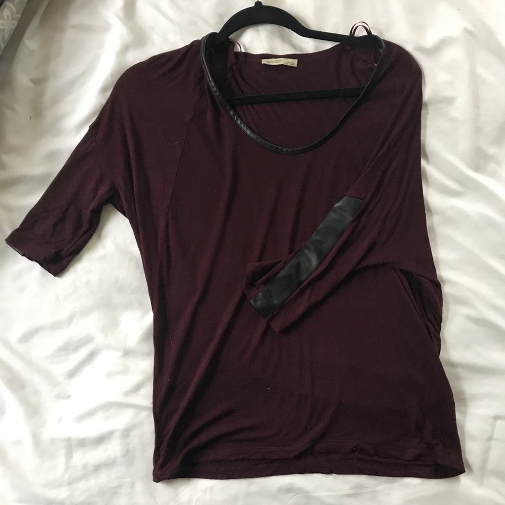 Zara 3/4 Leather Sleve